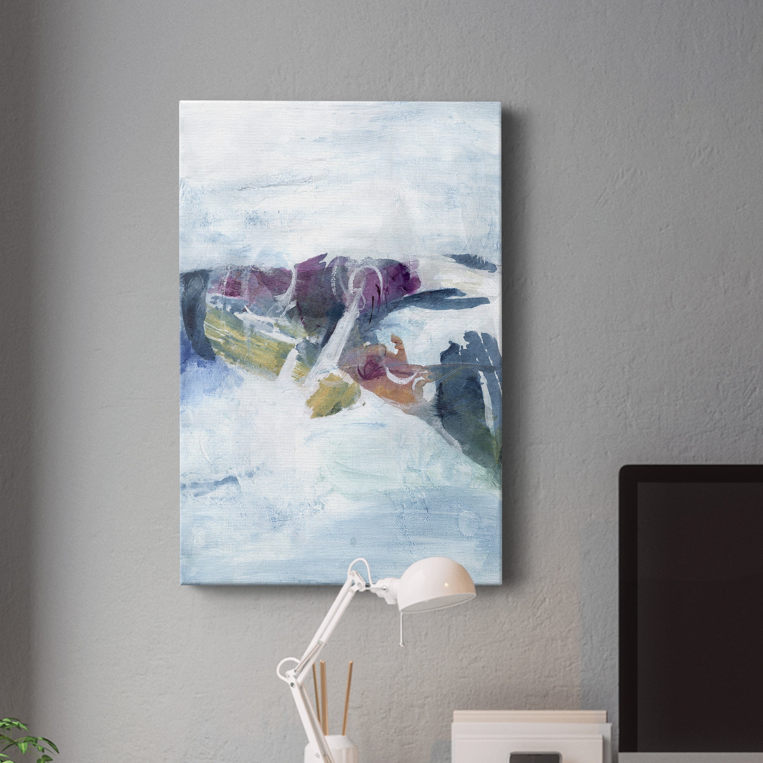 Gliding on Ice I Premium Gallery Wrapped Canvas - Ready to Hang