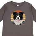 thumbnail image 4 of Inktastic Border Collie Cute Dog Boys or Girls Long Sleeve Toddler T-Shirt, 4 of 5