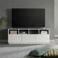 thumbnail image 2 of Henn&Hart 68"W Trasitional Engineered Wood TV Stand in White Finish, 2 of 9