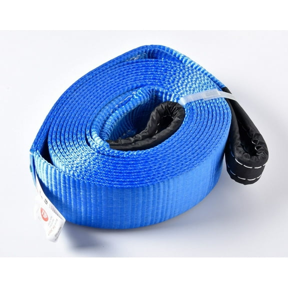3" 26000Lbs 12Ton Tow Strap 3x20 ft Winch Snow Mud Pull Recovery Truck SUV Jeep