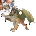 thumbnail image 4 of Plastic Dragon Toy, Quality Plastic Material Rounded  Edges Durable Stable Dragon Model  For Home For Decorations, 4 of 8