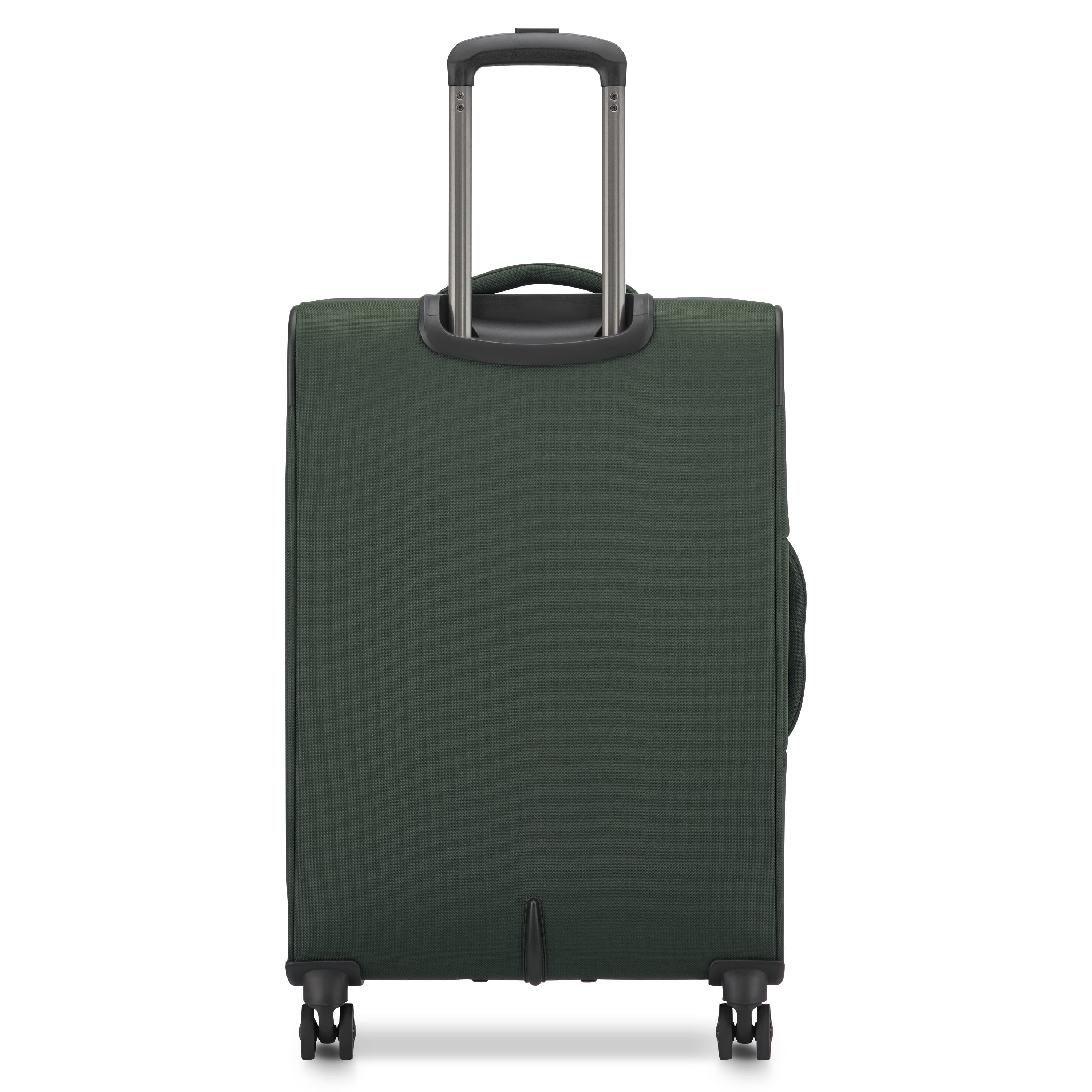Securitech by Delsey, Rugged 2 PC Softside Luggage Set includes Carry-on & Medium Checked Sizes, Green