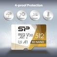 thumbnail image 5 of Silicon Power 512GB Micro SD Card U3 Nintendo-Switch Compatible, SDXC microsdxc Class 10 High Speed MicroSD Memory Card, 5 of 5
