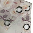 thumbnail image 4 of Ambesonne Pastel Grommet Curtain, Floral Blooming Wild Roses, 50"x72", Eggshell and Multicolor, 4 of 5