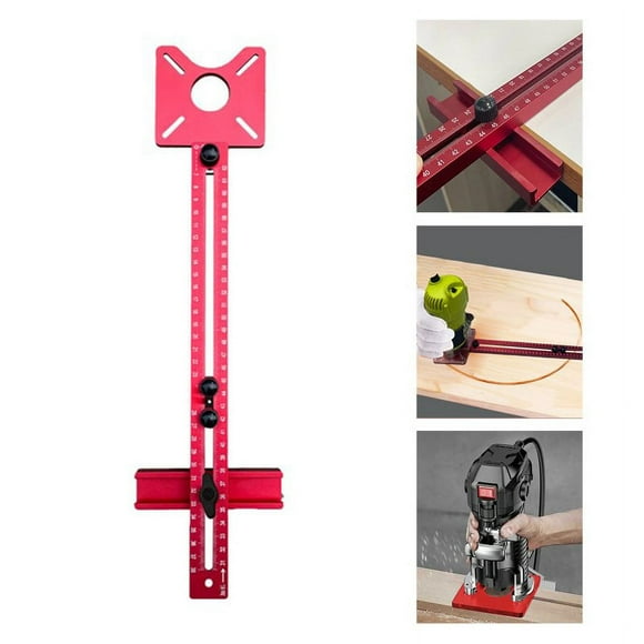 CEHVOM Spring Saving!3 In 1 Router Milling Groove Bracke, Trimming Machine Flip Board, Milling Flip Board, Jig Router Templates, Aluminium Router Table Insert Plate for Woodworking