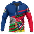 thumbnail image 3 of Namibia NAM Namibian NA Sudadera con capucha y cremallera para hombre Sudadera con capucha para hombre 2024 Ropa de calle Ropa deportiva Chándal Abrigo con bandera nacional, 3 of 4