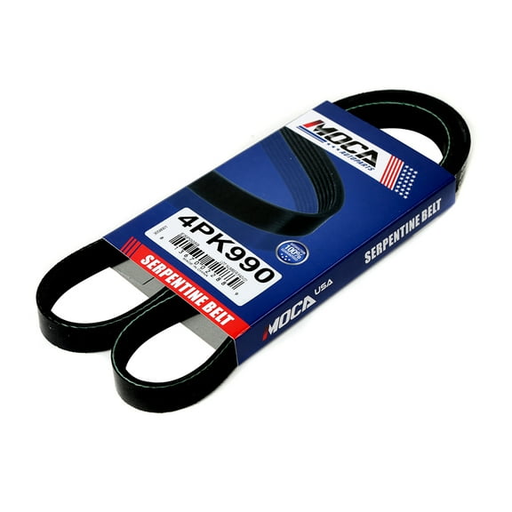 MOCA AUTOPARTS 4PK990 Serpentine Belt for 96-92 Eagle Talon L4 2.0L & 07-05 Honda Accord V6 3.0L & 94-93 Mitsubishi Expo L4 2.4L & 96-94 Mitsubishi Galant L4 2.4L and More