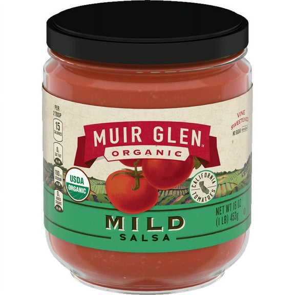 Pack of 6, Muir Glen Organic Mild Salsa, 16 oz