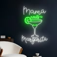 thumbnail image 2 of Handmadetneonsign Mama Needs A Margarita Neon Sign, Margaritas LED Light, Margarita Neon Light, 2 of 5