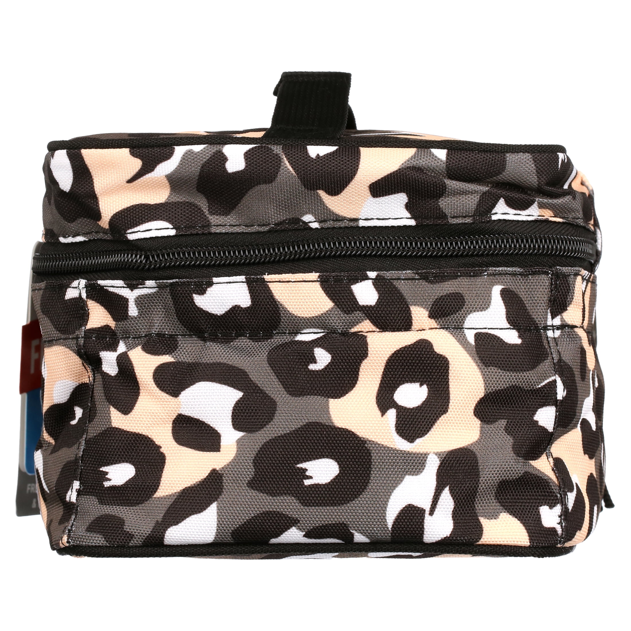 PackIt Freezable Baby Bottle and Breastmilk Storage Bag Cooler, Wild Leopard Gray