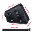 thumbnail image 3 of 1 Pair Vintage Saddlebags For Motorcycle PU Saddle bags for Scooter Street Sportster, 3 of 6