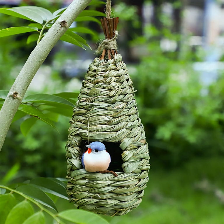 Bird House Pet Supplies Bird's Nest Weaved Garden Handmade Reed