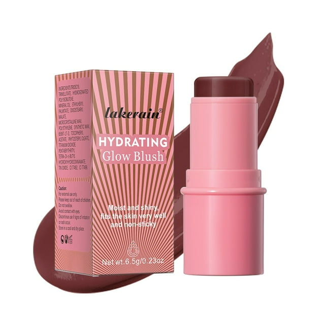 Dvkptbk blusher Waterlight Powder Blusher Stick Naturally Brightens The Fine High Gloss Powder Blusher Stick