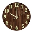 thumbnail image 1 of Reloj de pared luminoso de 12 pulgadas que brilla en la oscuridad, ideal para el hogar, el dormitorio, la sala de estar y el pasillo. A, 1 of 9
