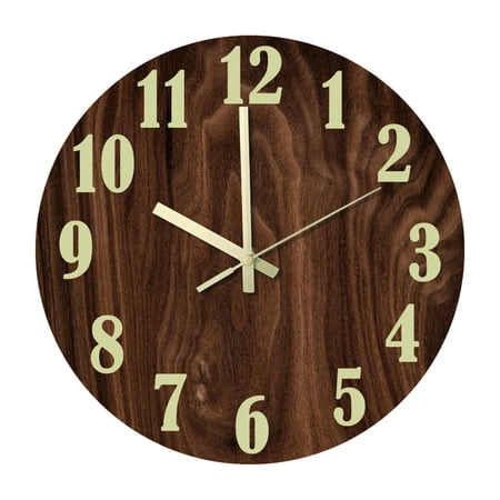 Axioma 12 Inch Luminous Wall Clock Silent Light in Dark Night Nordic Fashion Wall Clock A