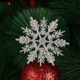 thumbnail image 4 of Polvo De Brillo Copo De Nieve Adornos De Navidad Árbol De Navidad Decoración Fiesta Boda Diy Decoración Del Hogar 12 Piezas 10 Cm Cateissary HA041514-04, 4 of 6