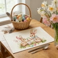 thumbnail image 5 of Easter Themed Placemats Set - Heat Resistant Table Mats for Dining Room Kitchen Decor and Holiday Party Table Setting, 5 of 6