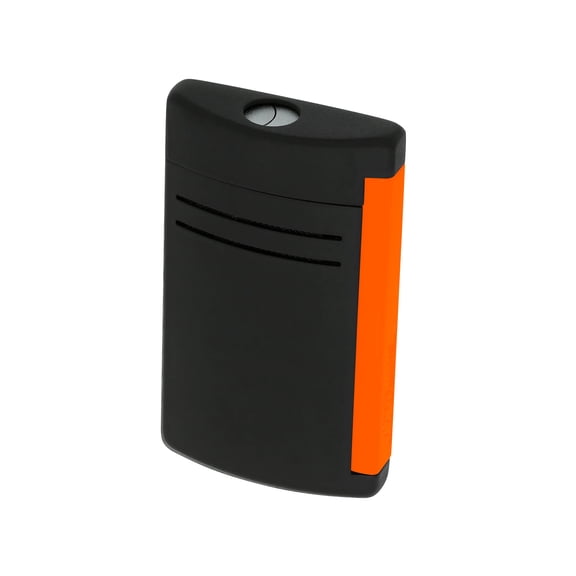 S.T. Dupont Lighter MaxiJet - Matte Black  Neon Orange