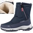 thumbnail image 1 of Botas de nieve impermeables para hombre y mujer, botines de invierno con plataforma, zapatos cálidos de felpa para hombre, botas de nieve antideslizantes para exteriores para hombre, 1 of 5