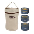 thumbnail image 2 of Bento Lunch Container, Stainless Steel Bento Storage Box With Lid Round Adult Lunch Container Sealing Food Storage Containers Portable Bento Container For Outdoor Travel, 2 of 8