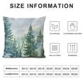 thumbnail image 5 of Throw Pillow Covers Blue Green Square Rustic Style Fog Print Decorative Pillowcase Cushion Cover for Home Sofa Bed Outdoor, 5 of 5