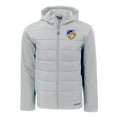thumbnail image 2 of Men's-Cutter & Buck Gray FC Cincinnati Evoke Hybrid Eco Softshell Recycled Full-Zip Hooded Jacket, 2 of 3