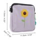 thumbnail image 2 of Bolsas de Maquillaje de Flor de Campana Únicas 1 Pc para Viajes de Negocios Lona Púrpura Claro, 2 of 5