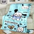 thumbnail image 6 of Sanrio Cartoon Cute Pochacco Blanket Soft and Comfortable Nap To Sleep Blanket Girl Gift, 6 of 10