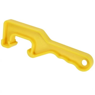 New ULINE Pail / Lid Opener Pry Tool for Plastic Pails and Buckets Yellow  H-1468
