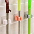 thumbnail image 4 of Organizador de montaje en pared ajustable, soporte autoadhesivo para escobas para lavadero y garaje, admite herramientas de hasta 20 kg, fácil instalación sin taladrar ni tornillos, resistente al, 4 of 5