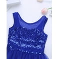 thumbnail image 7 of MSemis Kids Girls Sleeveless Sequins Ballet Dance Tutu Dress, 7 of 7