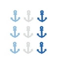 thumbnail image 1 of 100 Pcs 25x20mm Wooden Anchor Mini Pendants Scrapbooking Home Embellishments Decorative Buttons (Random Color), 1 of 6