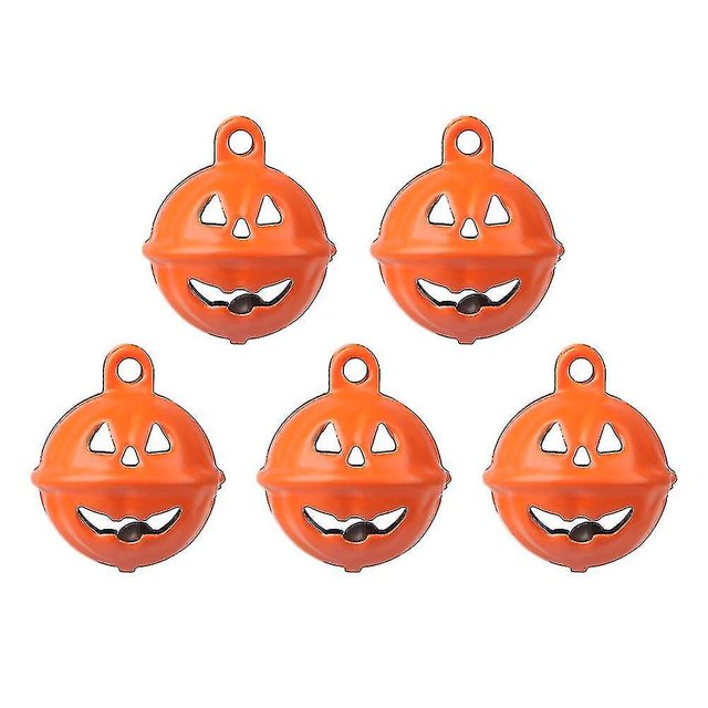 5pcs Party Supplies Pumpkin Head Bells Cute Tree Decorations Halloween Bell