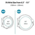 thumbnail image 3 of IC ICLOVER For Apple Watch Ultra 2 /Ultra Band 49mm, iWatch Band Strap with Rugged Bumper Case, Soft Sports Wristband Strap Accessories for iWatch Ultra 49mm - Clear, 3 of 9