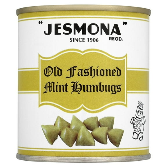 Jesmona Old Fashioned Mint Humbugs Sweets Tin 250g (Pack of 6)
