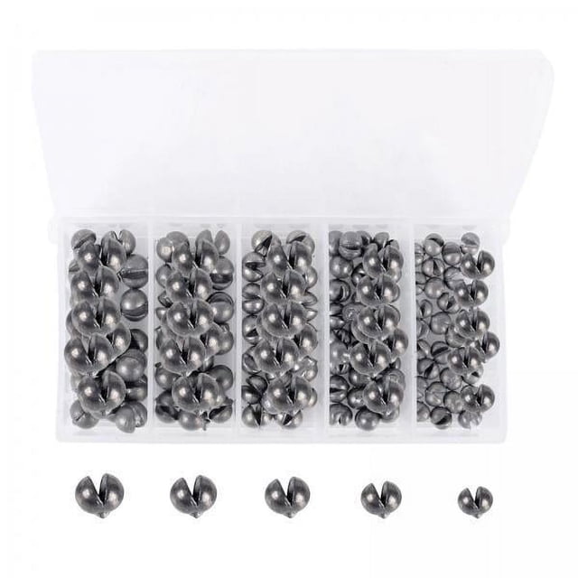koolsoo 2X 100/120Pcs Fishing Sinker LEAd Split Sinker LEAd