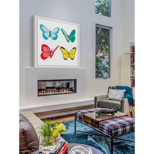 Marmont Hill "Butterflies" by Molly Rosner Framed Painting Print