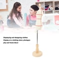 thumbnail image 4 of Adjustable Female Mannequin Torso with Mini Model Stand for Dress Form Sewing Display Clothing Store Display, 4 of 8