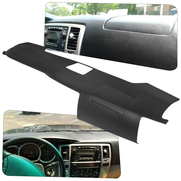 Black Dash Mat Sun Pad Dashboard Cover Instrument with Speaker Holes for 2003-2009 04 05 06 07 08 Toyota 4Runner