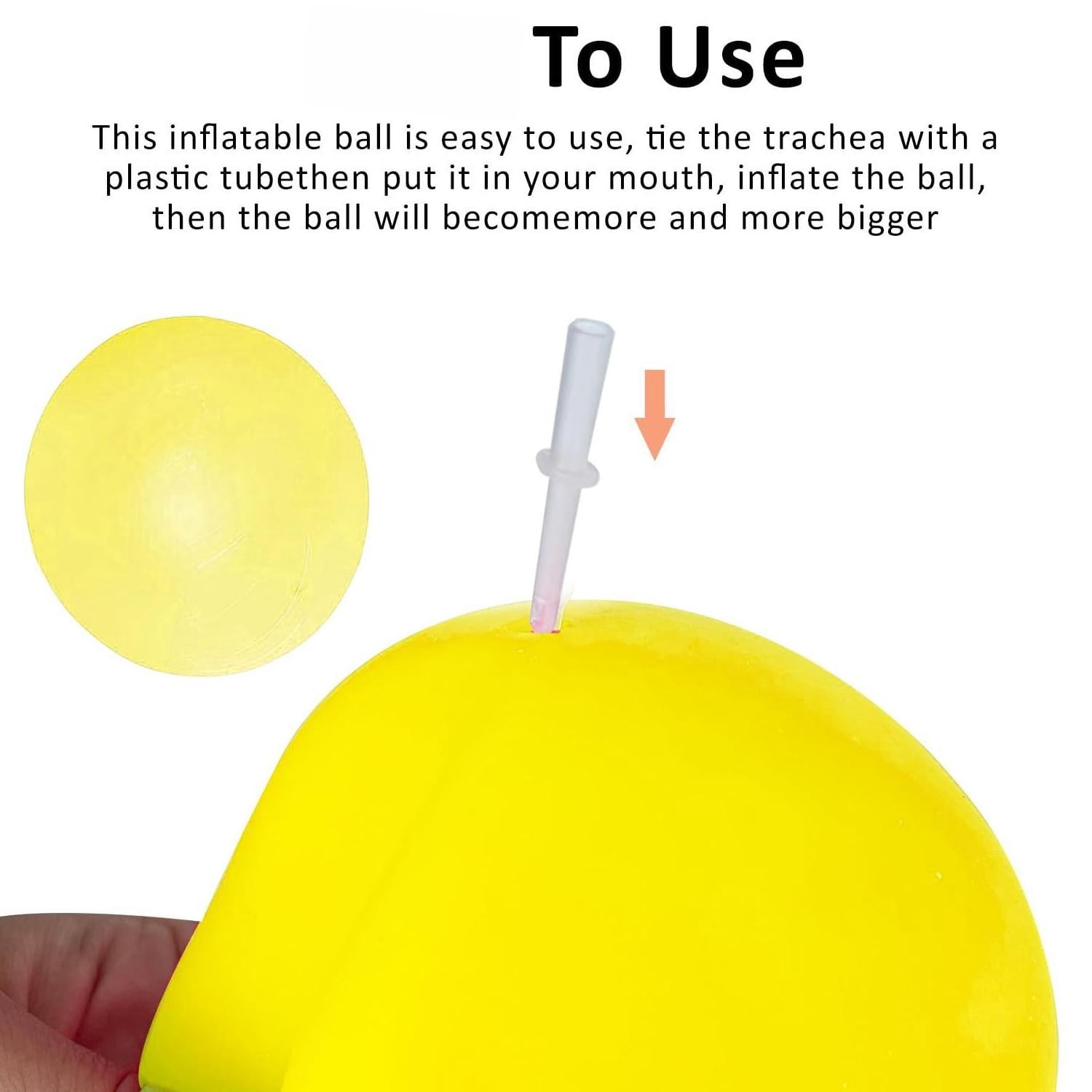 Giant Inflatable Water Balloons Yellow Green Orange 70cm Outdoor Indoor Party Pool Game