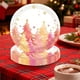 thumbnail image 5 of Vajilla de papel desechable con copos de nieve y árbol de Navidad rosa | Platos, vasos y servilletas de 18 y 23 cm | Artículos de papel aptos para uso alimentario para fiestas, reuniones y, 5 of 6