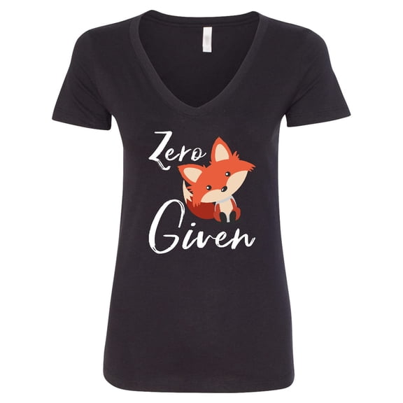 Inktastic Zero Fox Given Women's V-Neck T-Shirt
