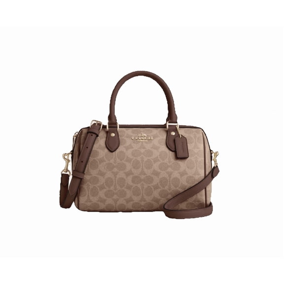 Coach Rowan Satchel Bag In Signature Canvas