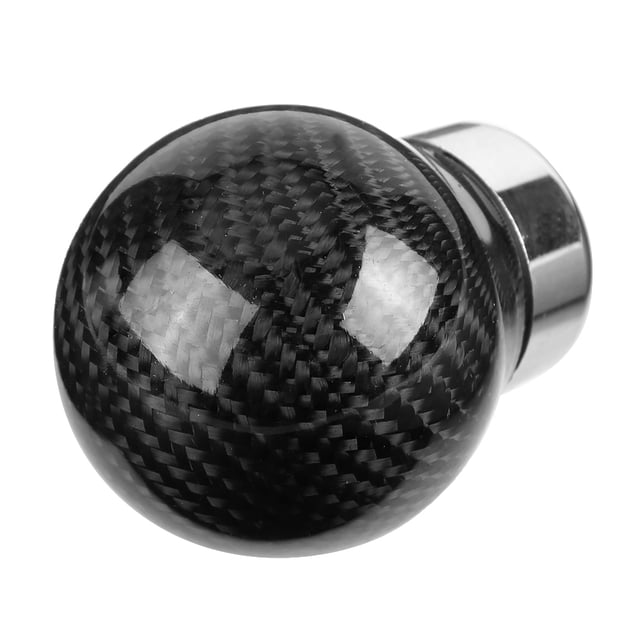 Cabezal de cambio de marchas Universal modificado para coche/perilla de cambio de marchas de fibra de carbono auténtica/palanca de cambios carbonizada