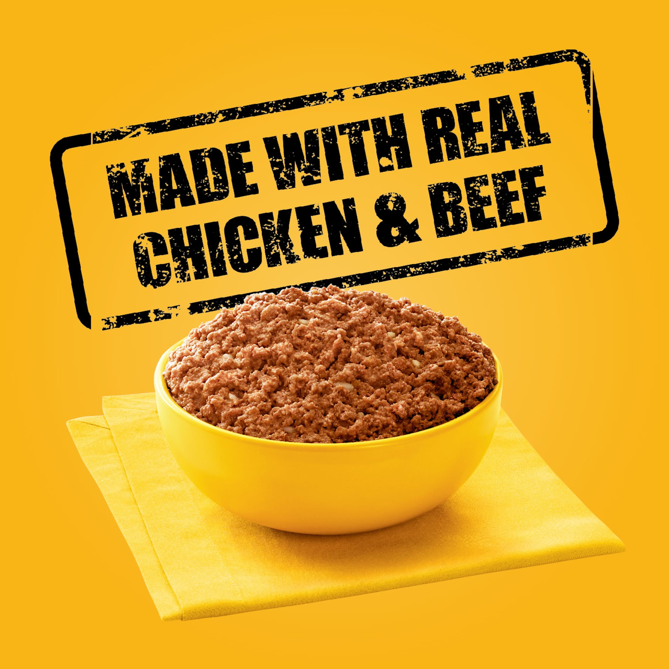 Pedigree Puppy Chopped Ground Dinner with Chicken and Beef Wet Dog Food 13.2 oz. Can Walmart