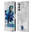 thumbnail image 1 of Head Case Designs Officially Licensed Chelsea Football Club 2022/23 First Team Raheem Sterling Leather Book Wallet Case Cover Compatible with Samsung Galaxy S21+ 5G, 1 of 6