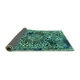 thumbnail image 2 of Ahgly Company Indoor Rectangle Abstract Turquoise Blue Modern Area Rugs, 5' x 8', 2 of 4