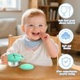 thumbnail image 4 of Snack Cups for Toddlers Spill Proof,3-in-1  Detachable Stainless Steel Baby Food Containers with Spill-Proof Silicone Lids & Handles,On-the-Go Kids Snack Containers Box, 4 of 14