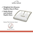 thumbnail image 2 of Diversified Euro Weighted Napkin Holder, Satin Nickel, 2 of 5