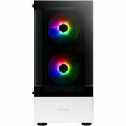 TALOS E3, ATX PC Case, White Gaming Case with 3 Built-in 120mm ARGB Fans, Tempered Glass Panels by Gamdias